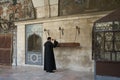 An Armenian Priest Using a Semantron