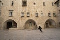 Children in a Yard in The Armenian Quarter, Jerusalem