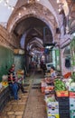 Arab Souk in Old City of Jerusalem city, Israel