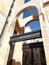 Arched entrance to the Mamilla shopping street in West Jerusalem, Israel