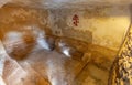 Burial chamber of Garden Tomb considered as place of burial and resurrection of Jesus Christ near Old City of Jerusalem, Israel