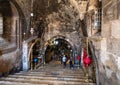 Jerusalem, Israel - October 14, 2017: Church of the Sepulchre of Saint Mary, known as Tomb of Virgin Mary near Jerusalem, Israel Royalty Free Stock Photo