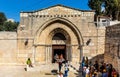 Church of the Sepulchre of Saint Mary, known as Tomb of Virgin Mary, sanctuary at Mount of Olives near Jerusalem, Israel Royalty Free Stock Photo
