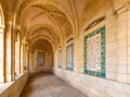 Cloisters and shrines of Church of the Pater Noster - Sanctuary of Eleona on Mount of Olives of Jerusalem, Israel