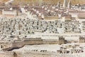 JERUSALEM, ISRAEL - OCTOBER 13, 2018: The Model of Jerusalem in the Second Temple Period. Royalty Free Stock Photo