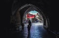 Arab Souk in Old City of Jerusalem city, Israel