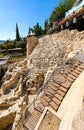 Royal Quarter archeological site with excavation of ancient City of David in Kidron Valley aside of Jerusalem Old City in Israel