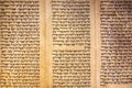 A Sefer Torah or `Torah scroll` is a handwritten copy of the Torah