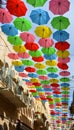 1,000 parasols shade a Jerusalem street.