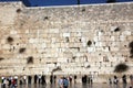 JERUSALEM, ISRAEL People at the Wailing Wall where