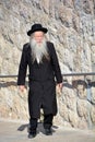 Portrait of Hasidism man is Jewish religious sect Royalty Free Stock Photo