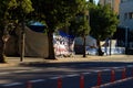 Protest signs during a demonstration against Israeli Prime Minister Benjamin Netanyahu, near his home on Balfour Street