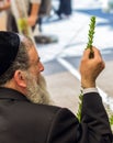 Jew in a black yarmulka Royalty Free Stock Photo