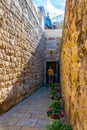 JERUSALEM, ISRAEL, SEPTEMBER 8, 2018: Tomb of Virgin Mary in Jerusalem, Israel