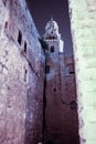 Tower near the tomb of King David in the old city of Jerusalem, Israel Royalty Free Stock Photo