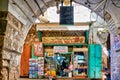 Jerusalem Israel. A souvenir shop in the old city