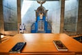 Jerusalem Israel. The synagogue inside Yad Vashem. Memorial to the victims of the holocaust