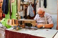 Jerusalem Israel. A tailor in the jewish quarter