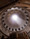 JERUSALEM - Juli 13: Greek Chapel of the Church of Holy Sepulchre in Jerusalem, Juli 13, 2015. Royalty Free Stock Photo