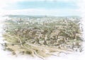 Jerusalem landscape Royalty Free Stock Photo