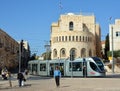 The Jerusalem Light Rail Royalty Free Stock Photo