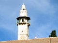 Jerusalem Mosque of Omar minaret 2012 Royalty Free Stock Photo