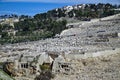 Jerusalem, Mount of Olives with ancient cemetery Royalty Free Stock Photo
