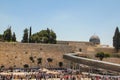 Jerusalem - November 24: Western Wall (The Wailing Wall), Jews pray in Jerusalem, Israel, November 24, 2016
