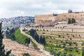 Jerusalem Old City an Ancient Wall Royalty Free Stock Photo