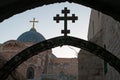 Jerusalem, Old City, Israel, Middle East, Coptic Orthodox Church, cross, ancient