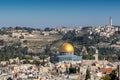 Jerusalem Old City at sunny day