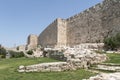 Jerusalem Old City Walls Royalty Free Stock Photo