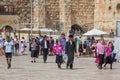 Jerusalem, Palestine, Israel-August 14, 2015-the Western Wall in the Old city Royalty Free Stock Photo