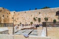Jerusalem, Palestine, Israel-August 14, 2015-the Western Wall in the Old city