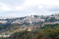 View of modern Jerusalem - the city of three religions Royalty Free Stock Photo