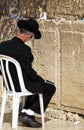 Jerusalem Western Wall prayer Royalty Free Stock Photo