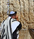 Jerusalem, Western Wall,prayer. Royalty Free Stock Photo