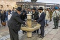 Ritual hand wash wailing wall jerusalem