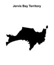 Jervis Bay Territory outline map Royalty Free Stock Photo