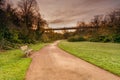 Jesmond Dene below Armstrong Bridge Royalty Free Stock Photo