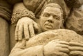 Jesolo lido, Italia : Sand Nativity 2016: wonderful sand scultures depicting the sacred family and the exodus of the bible.