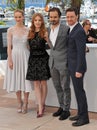 Jess Weixler & Jessica Chastain & Ned Benson & James McAvoy Royalty Free Stock Photo