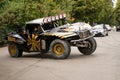 Jesse james driving trophy truck