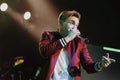 Jesse McCartney in concert at Irving Plaza in New York Royalty Free Stock Photo