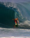 Jesse Merle Jones Surfing at Backdoor Royalty Free Stock Photo