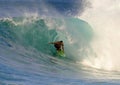 Jesse Merle Jones Surfing at Backdoor Royalty Free Stock Photo