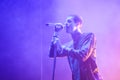 Jesse Rutherford of American band The Neighbourhood performs at Arena Riga