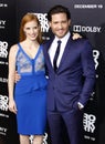 Jessica Chastain and Edgar Ramirez Royalty Free Stock Photo