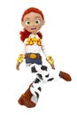 Jessie - a cowgirl rag doll who appears in Toy Story movie Royalty Free Stock Photo