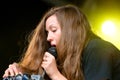 Jessy Lanza (Canadian electronic songwriter, producer and vocalist from Hamilton, Ontario) performance